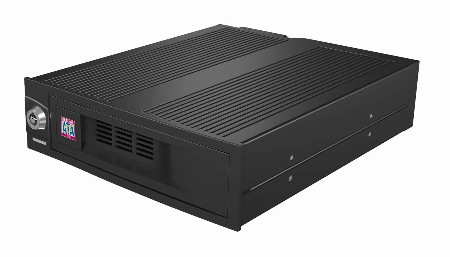 Icy Box IB-170SK-B Rack en Aluminium sans tiroir pour Disque Dur 3.5'' SATA Noir