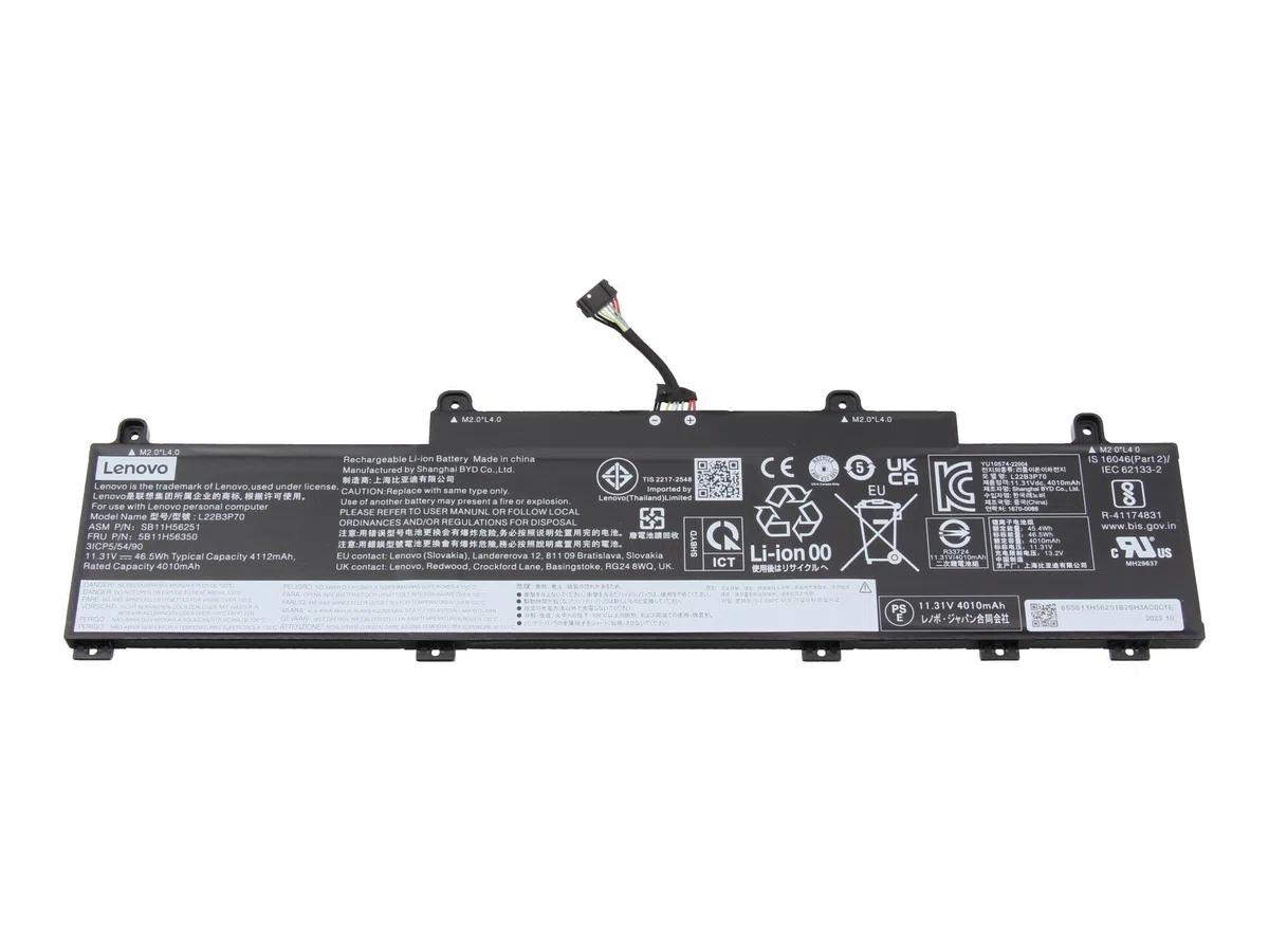Lenovo L22B3P70 Original Batterie 46,5Wh