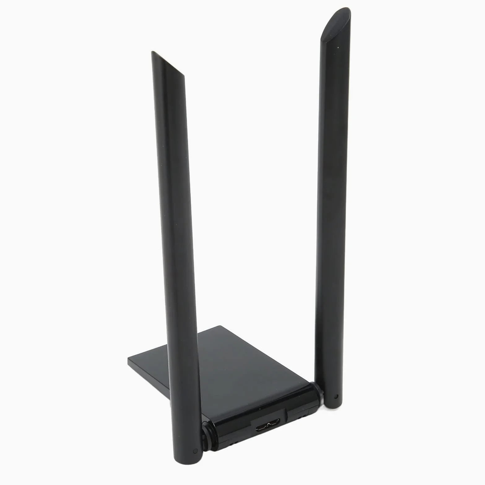 Yunseity Adaptateur USB WiFi 6, Adaptateur Réseau sans Fil 2,4 GHz 5 GHz avec 2 Antennes à Gain élevé, Clé USB WiFi WPA3 1800m sans Fil pour l'ordinator de Bureau