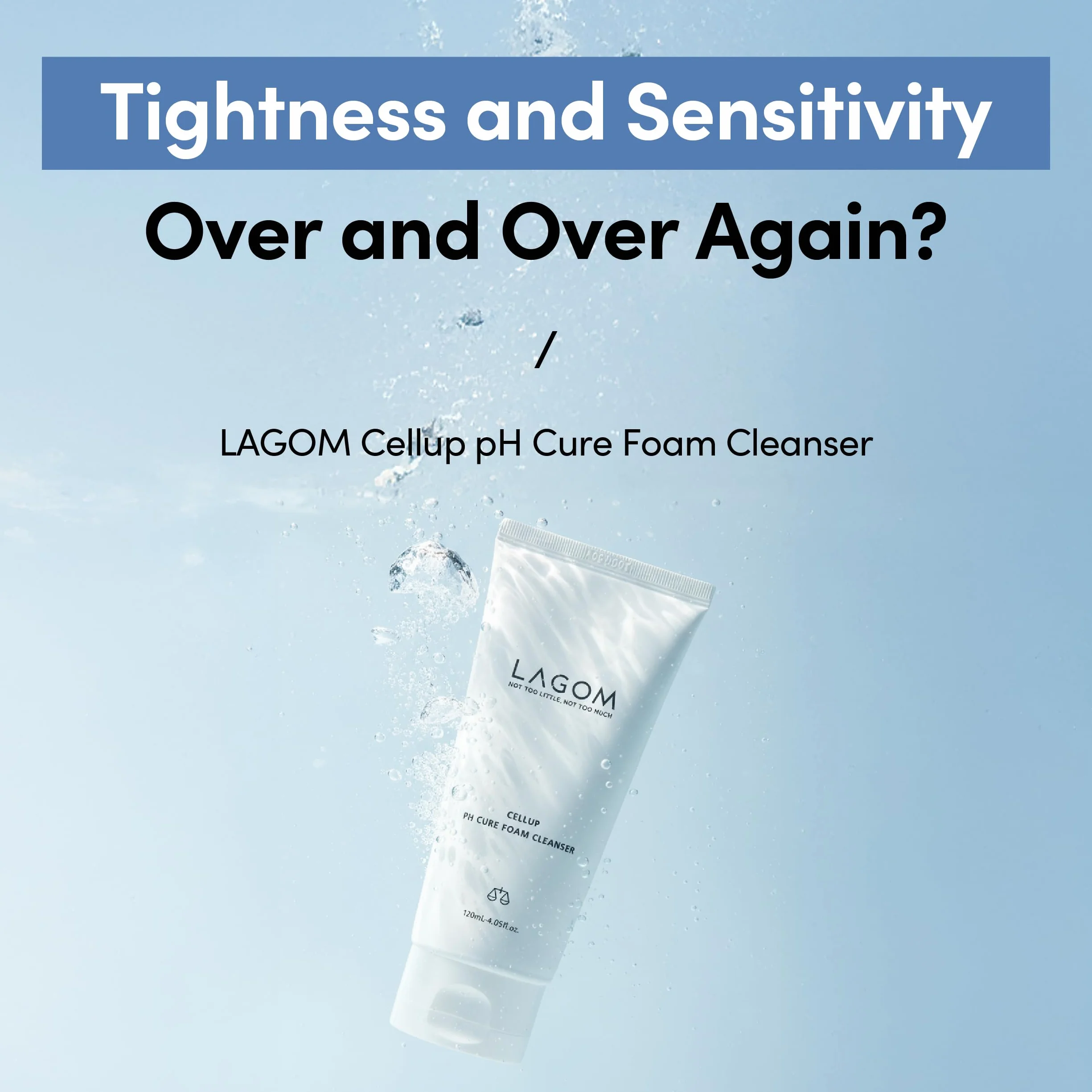 Lagom Cellup PH Cure Foam Cleanser - Skin PH Balancing Foam Cleanser KBeauty