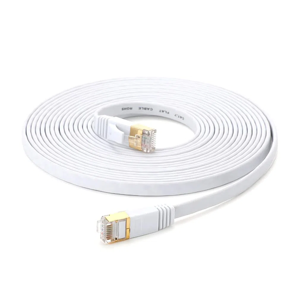 Cocoarm Câble Ethernet Cat 7 32AWG Cuivre sans Oxygène 10Gbps, 25ft (#10)