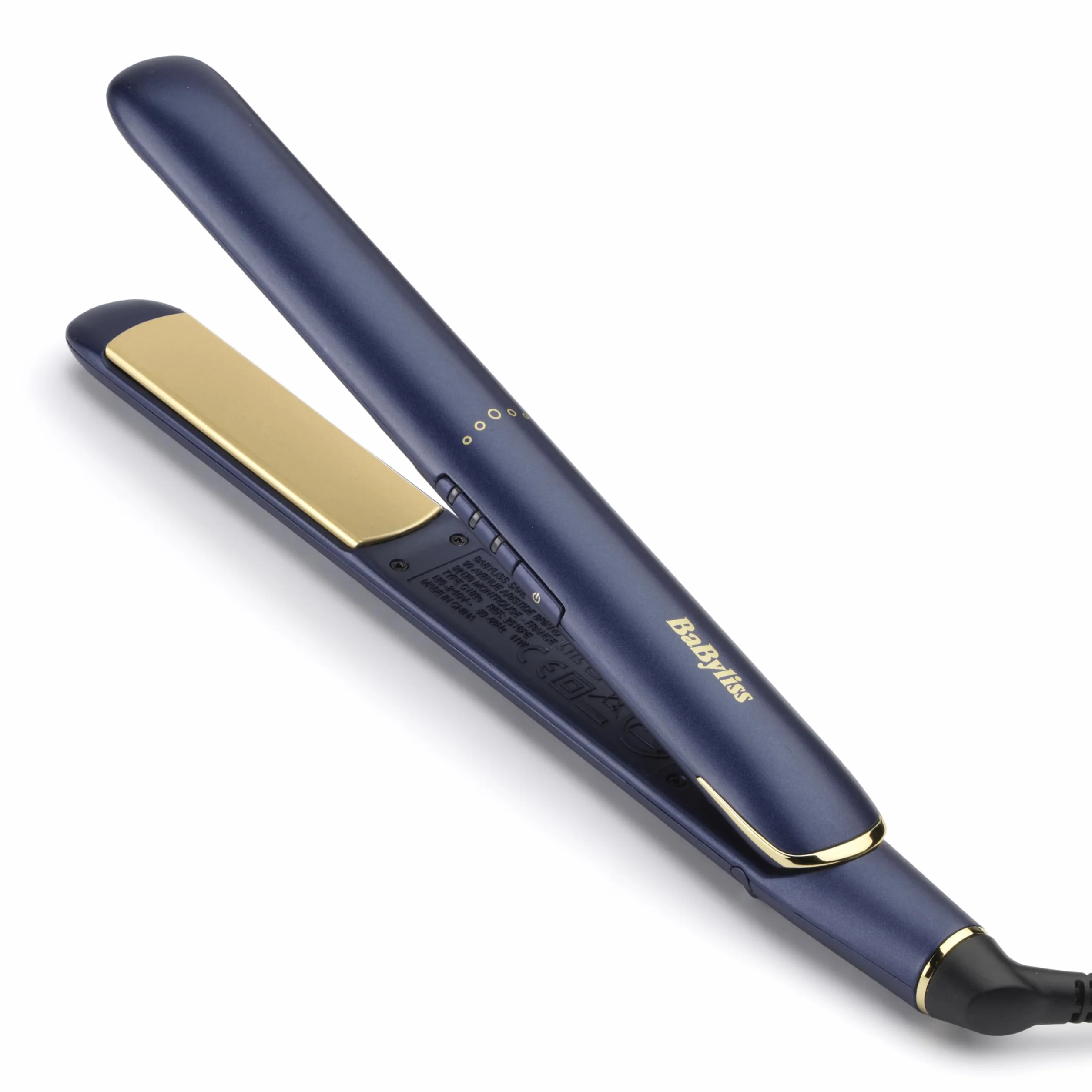 BaByliss Lisseur Cheveux Midnight Luxe 2516PE Plaques Titane-Céramique 235°C Chauffe rapide 30s
