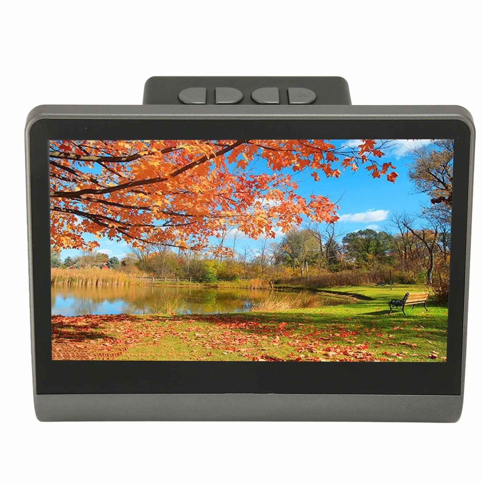 Scanner de Film et de Diapositives 48 MP avec écran LED de 7 Pouces, Scanner de Film Numérique Tout-en-un Prenant en Charge 16 Go de Mémoire, Convertit les Diapositives
