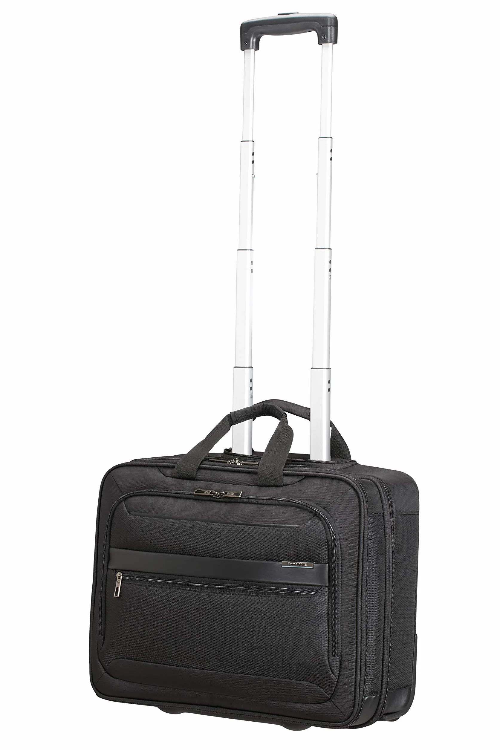 Samsonite Vectura Evo - Sacoche pour ordinateur portable à roulette 17.3 pouces, 46 cm, 27.5 L, Noir (Black)