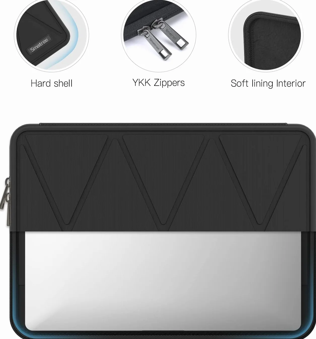 Smatree Housse Rigide pour Ordinateur Portable 14" ASUS Zenbook 14, Zenbook 14 Flip, ROG Zephyrus G14, Vivobook S 14 Flip, étui de Protection Rigide Ultra Fin et résistant aux Chocs