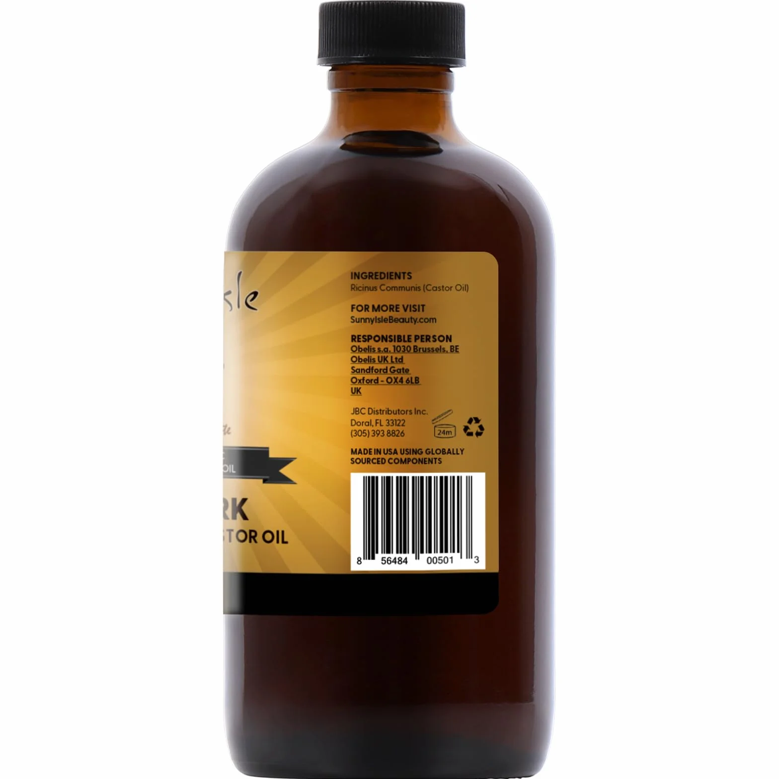 Sunny Isle Jamaican Extra Dark Huile de Ricin 236 ml