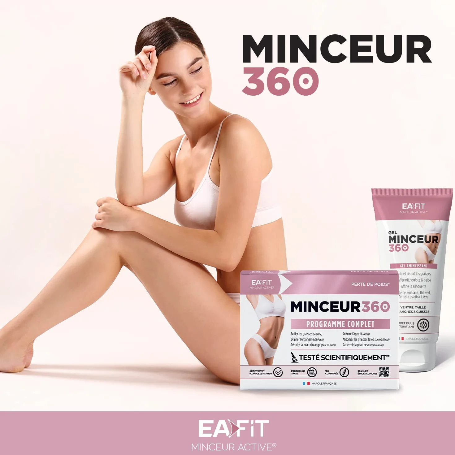 Eafit Minceur Gel Minceur 360 Amincissant Guarana Thé Vert Menthol 200 ml