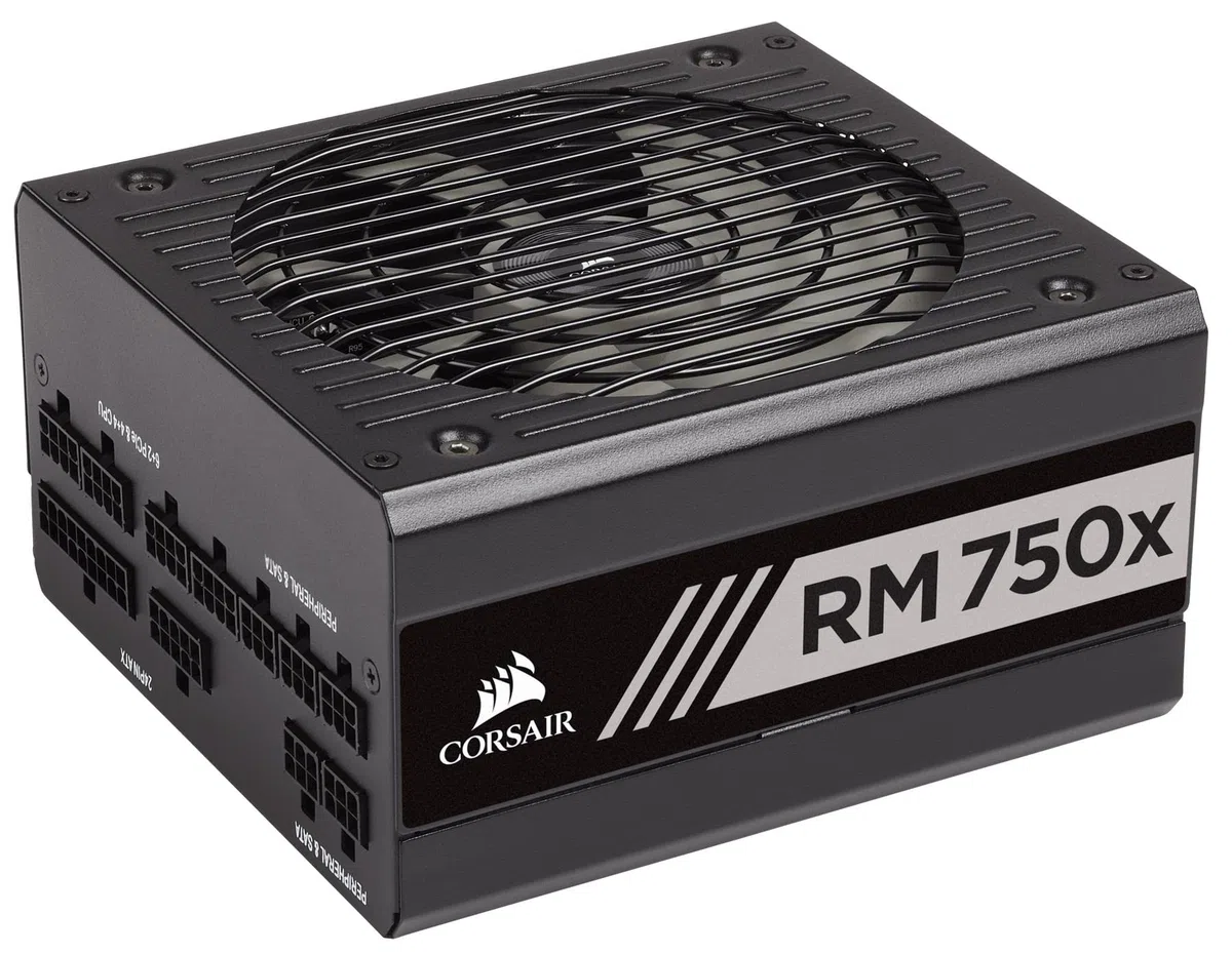 Corsair RM750x 80 PLUS Gold, bloc d'alimentation ATX entièrement modulaire 750 W - noir