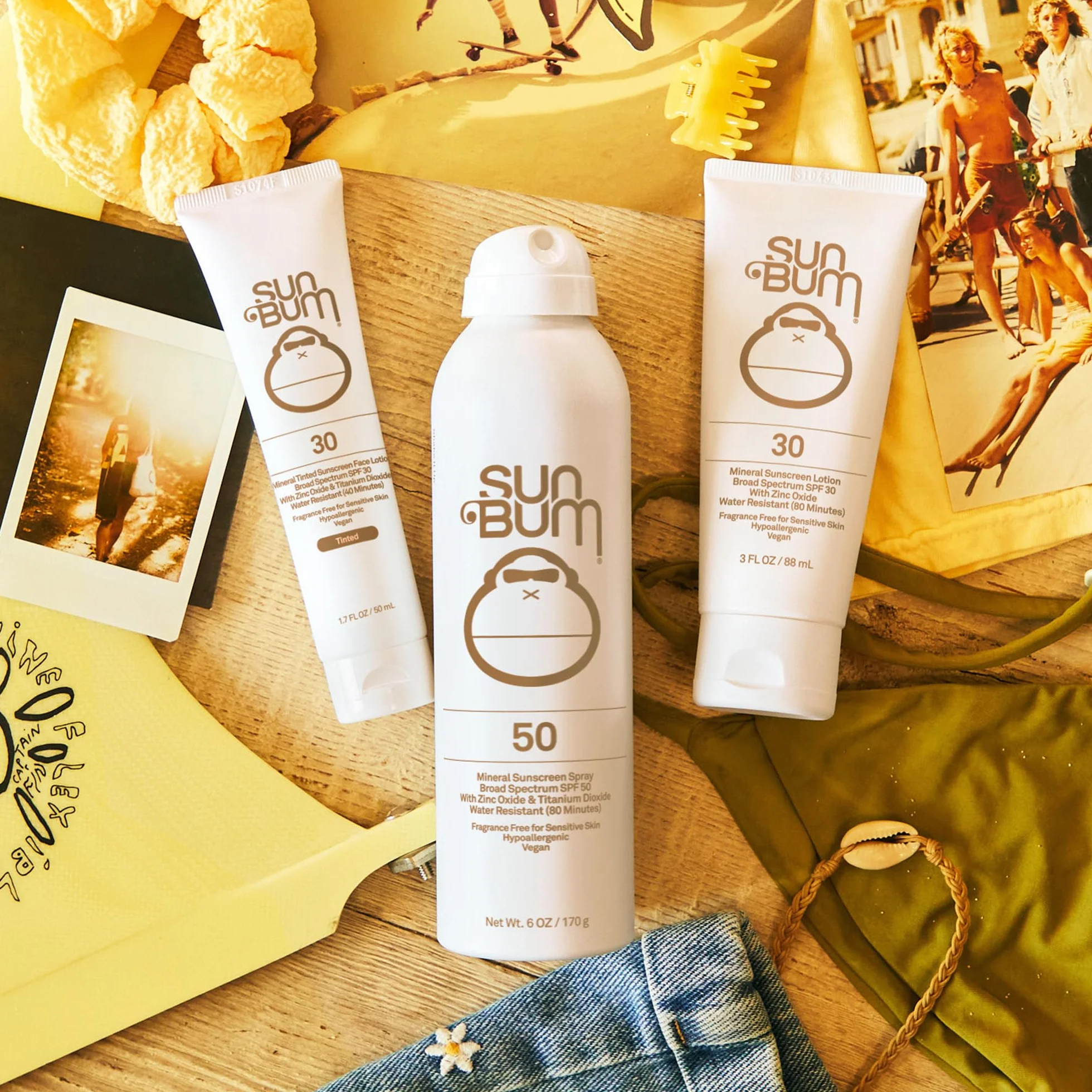 Crème solaire teintée minérale SPF 30 Sun Bum Protection large spectre UVA/UVB 48,2 g