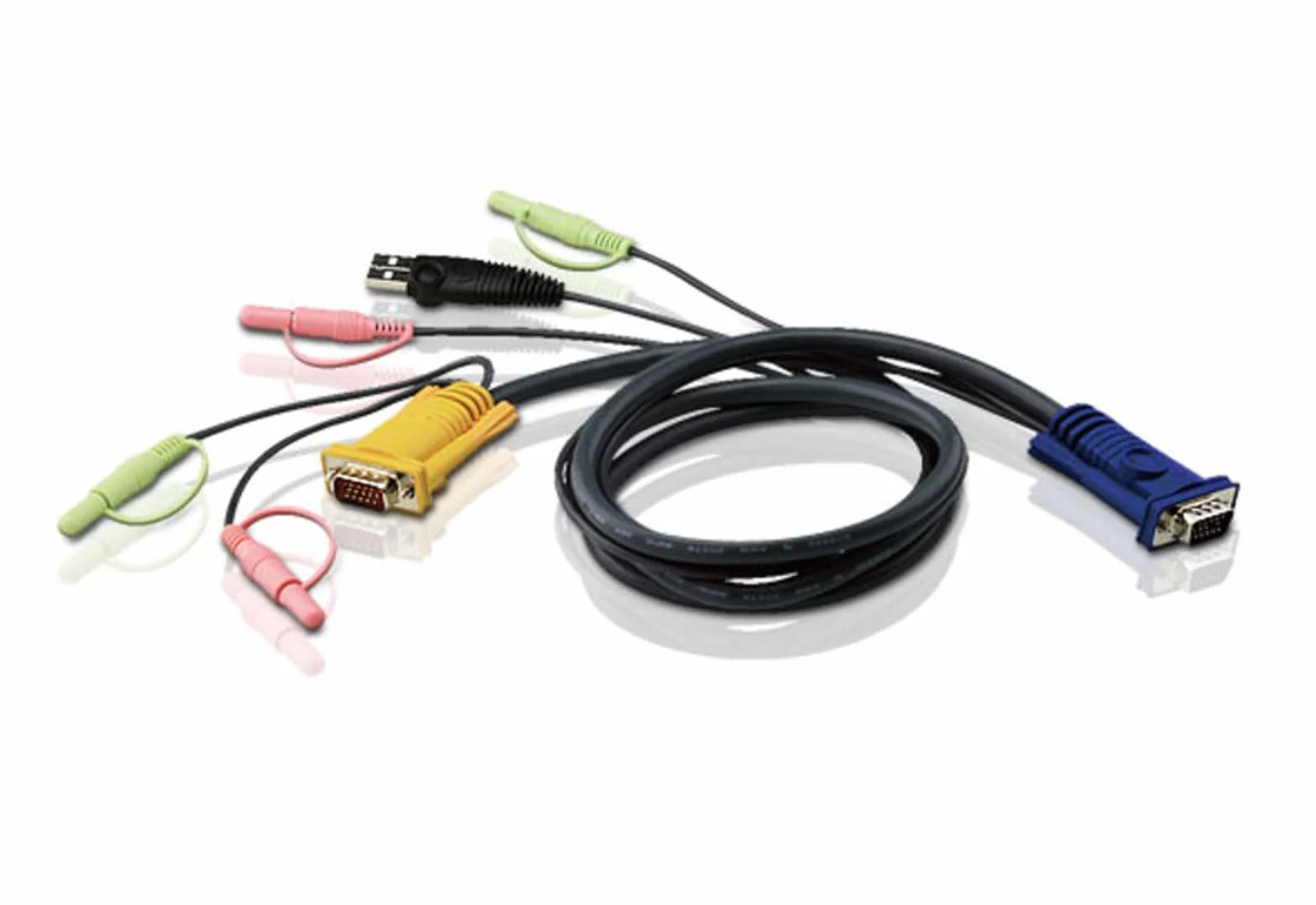 Aten KVM Cable HD15 USB Audio 5m pour 25362 25364 253640