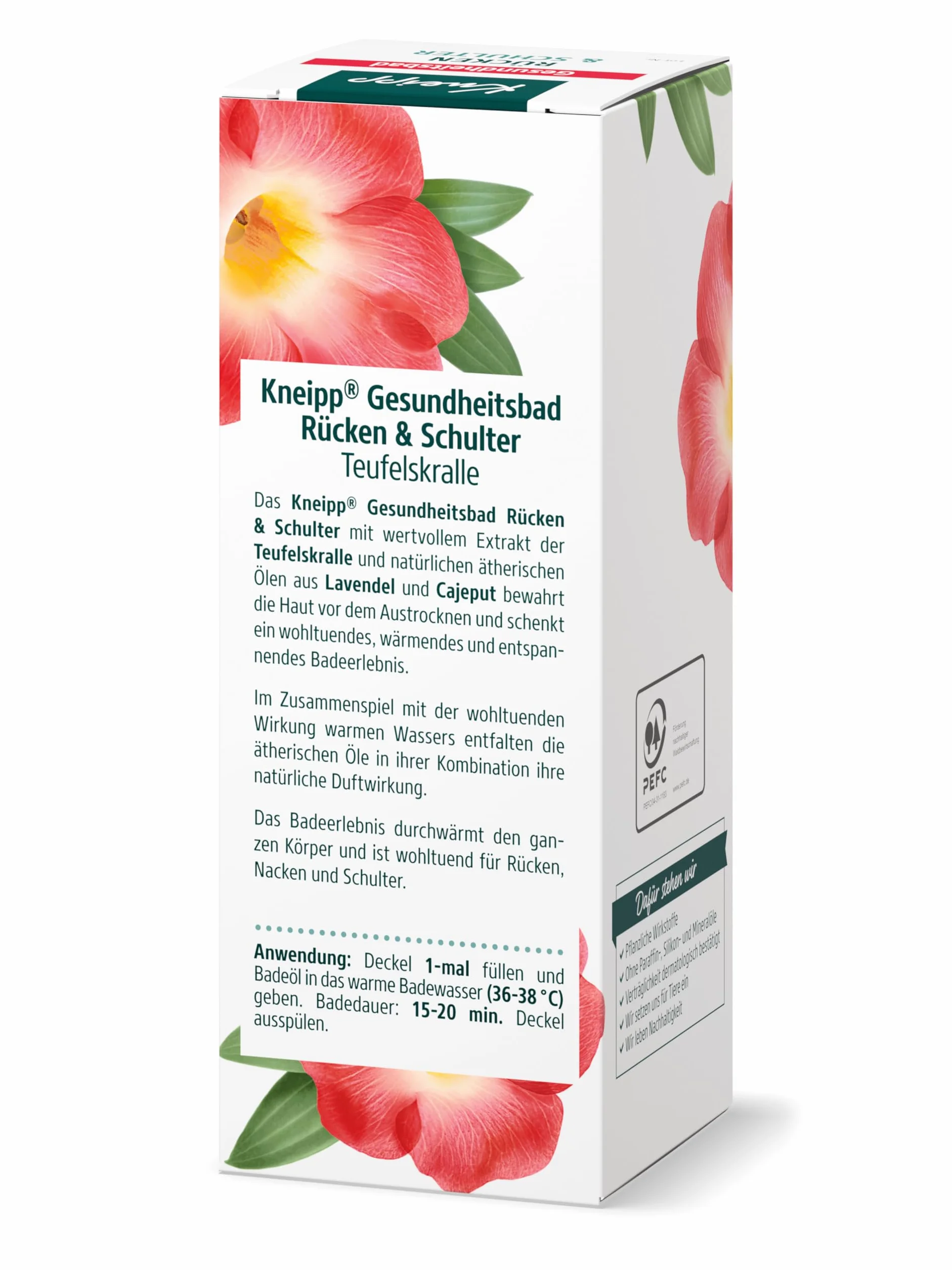 Kneipp Bain de santé pour le dos et les épaules avec extrait de griffe du diable 100 ml