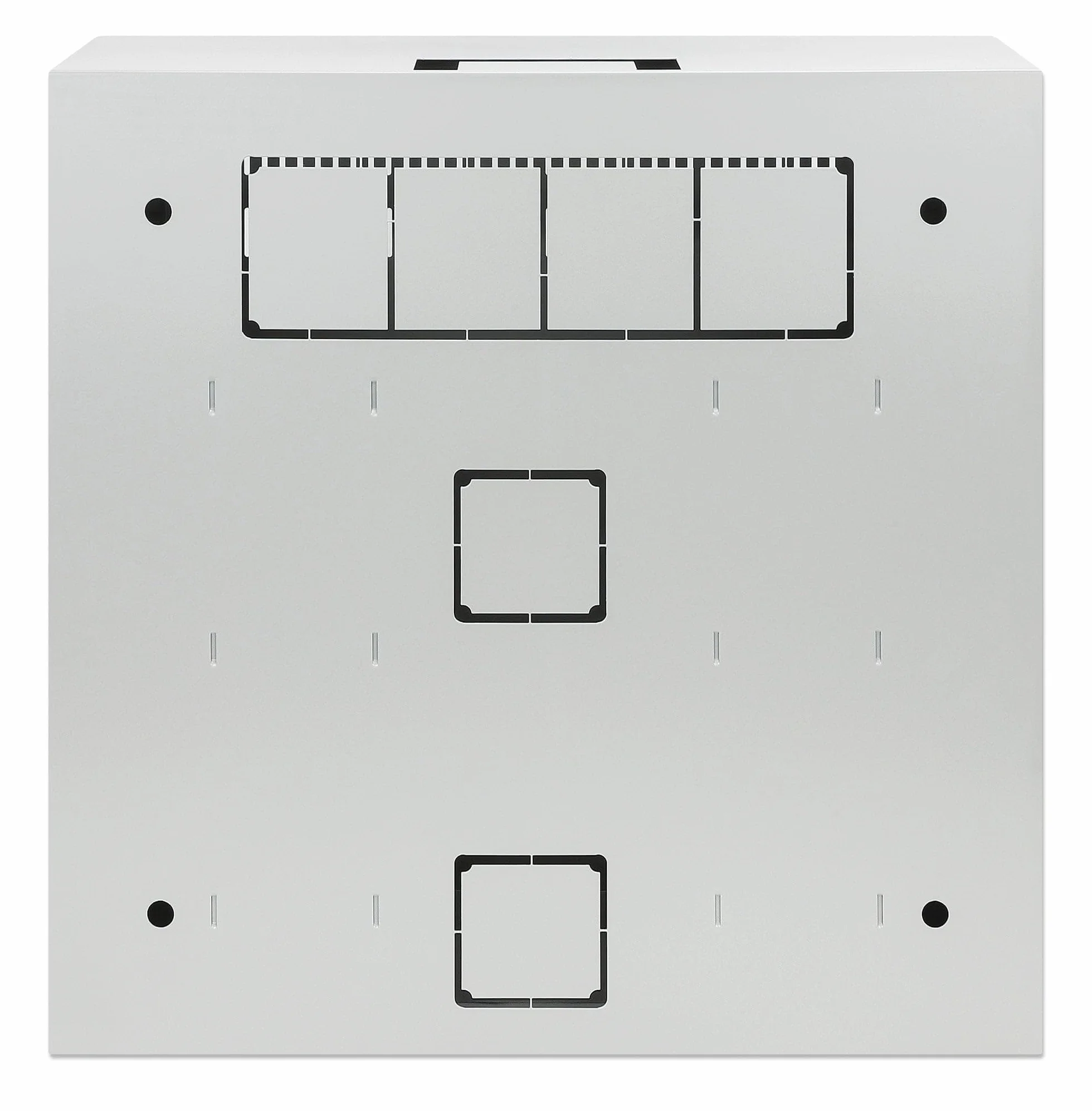Intellinet - Geh?use - LoW-Profile, With 4u Horizontal And 2u Vertical Rails - Geeignet F?r Wandmontage - Grau, Ral 7035 - 4u - 48,3 Cm (19") (713641)