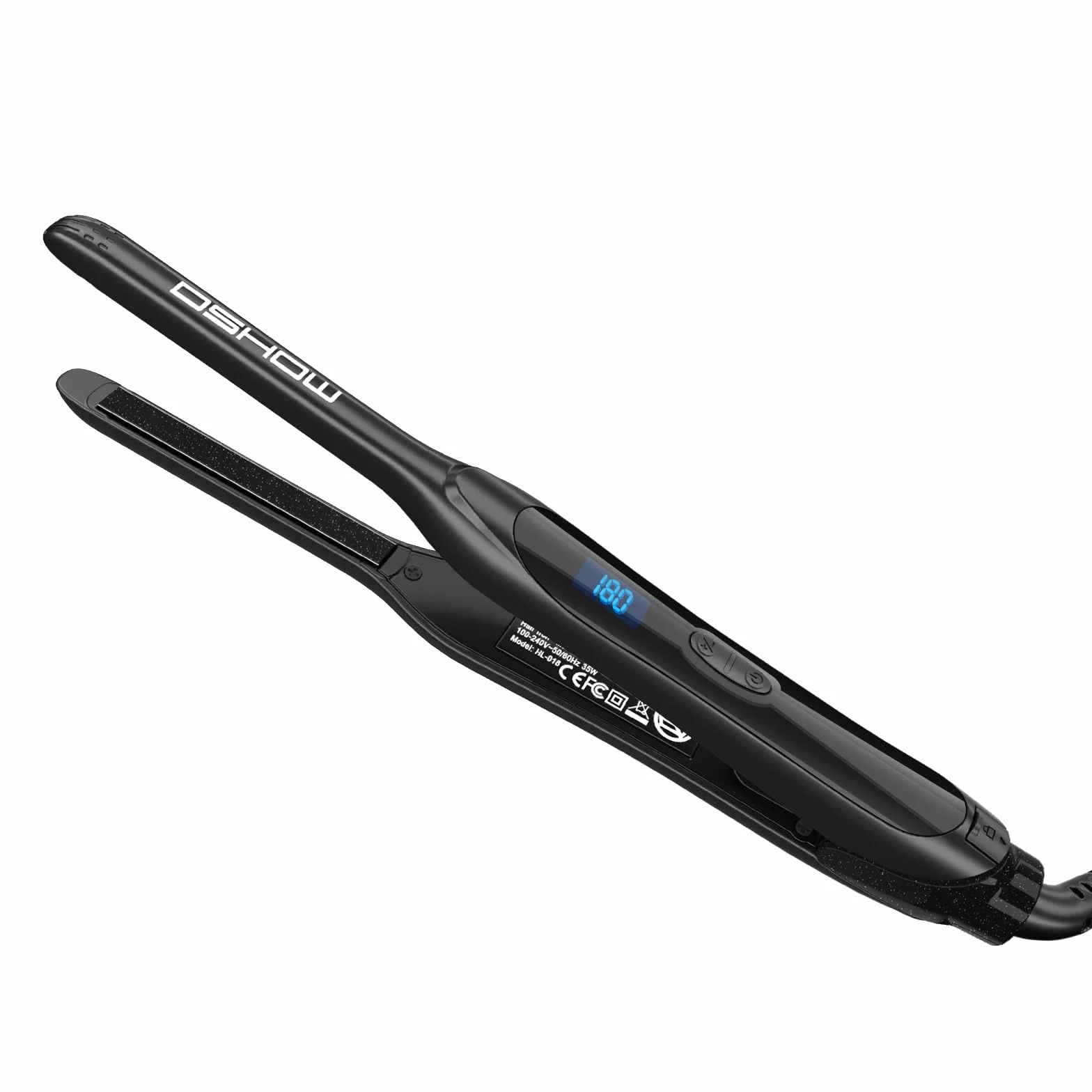Mini lisseur cheveux court DSHOW, double voltage température réglable, arrêt automatique, chauffe rapide 15s
