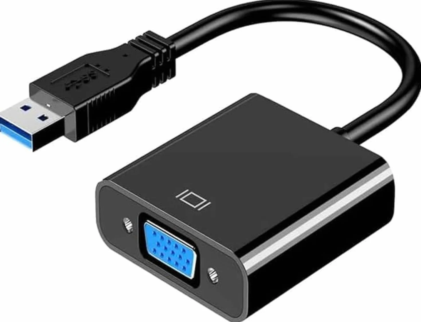 GERUI Adaptateur USB vers VGA Convertisseur Vidéo HD 1080p pour PC