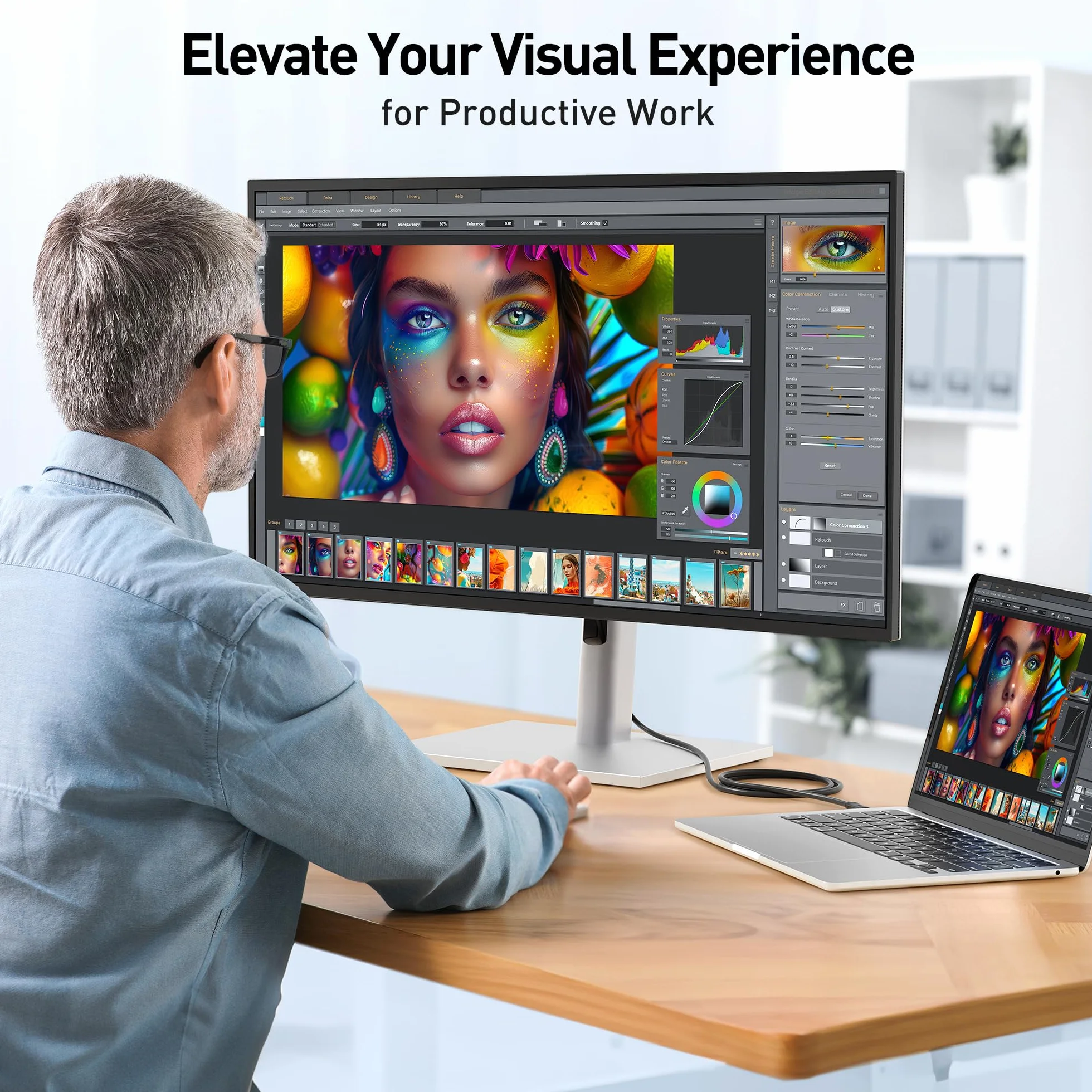 Cable Matters Câble USB C DisplayPort 1.4 1.8m 8K@60Hz 4K@240Hz Thunderbolt 4 vers DisplayPort Noir