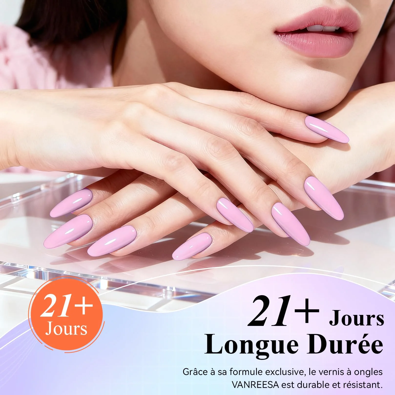 VANREESA Kit Vernis Semi Permanent 20 Couleurs avec Lampe LED 36W UV, Set Manucure Complet pour Débutants