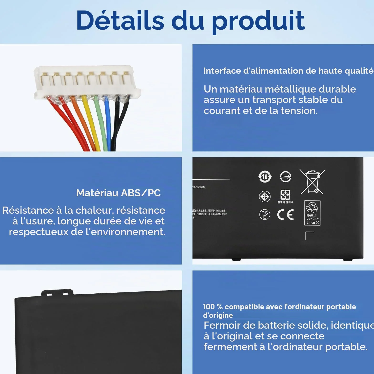K KYUER AP18E8M AP18E7M Batterie pour Acer Nitro 5 AN515-54 AN515-43 AN517-51 AN517-52 AN715-51 Aspire A715-74G Predator Triton 300 PT315-51 PT315-52 Helios 300 PH315-52 PH317-53 ConceptD 3 5 Pro