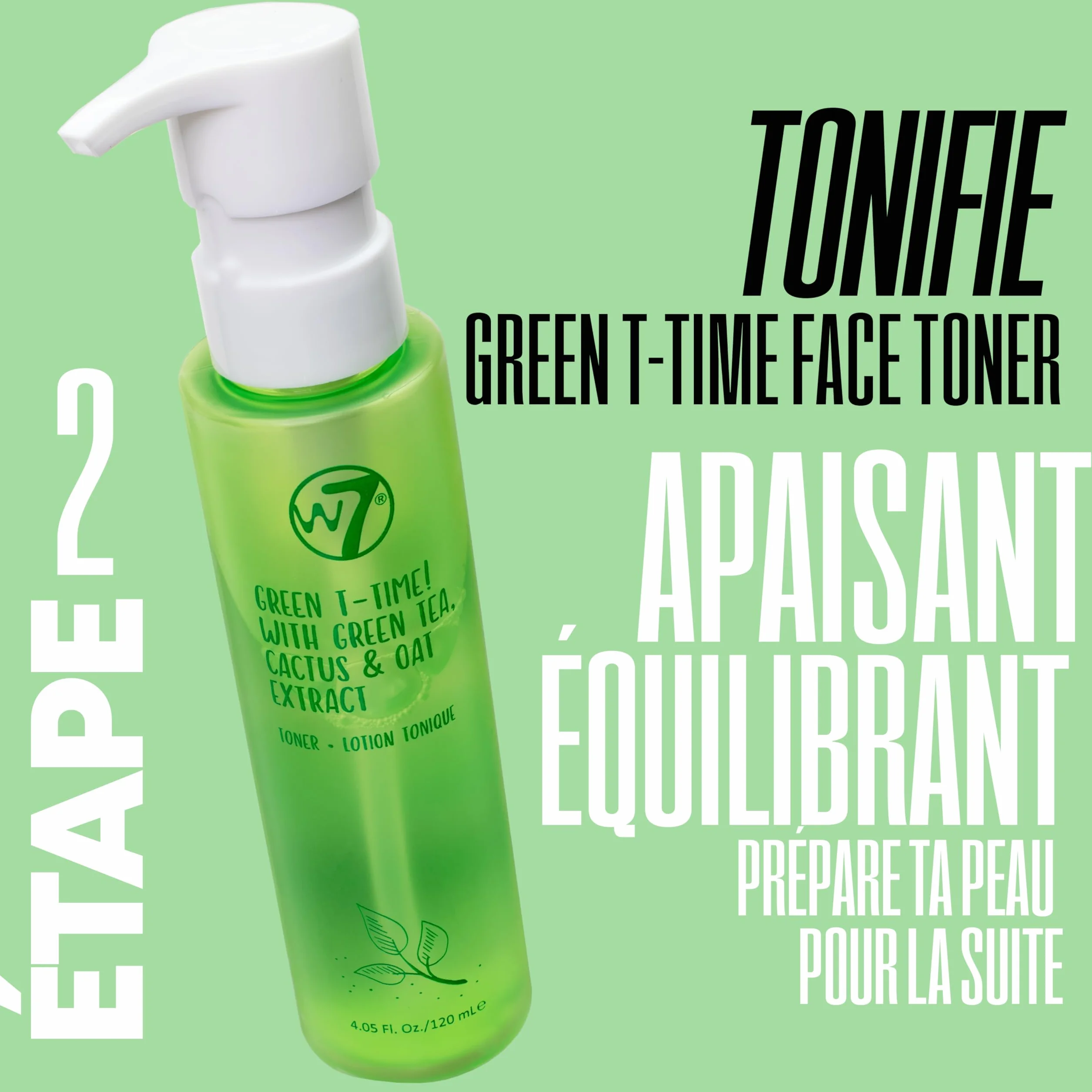 W7 Coffret de Soin de la Peau 5 Étapes Crème Hydratante Sérum Tonique Nettoyant Masque Lèvres