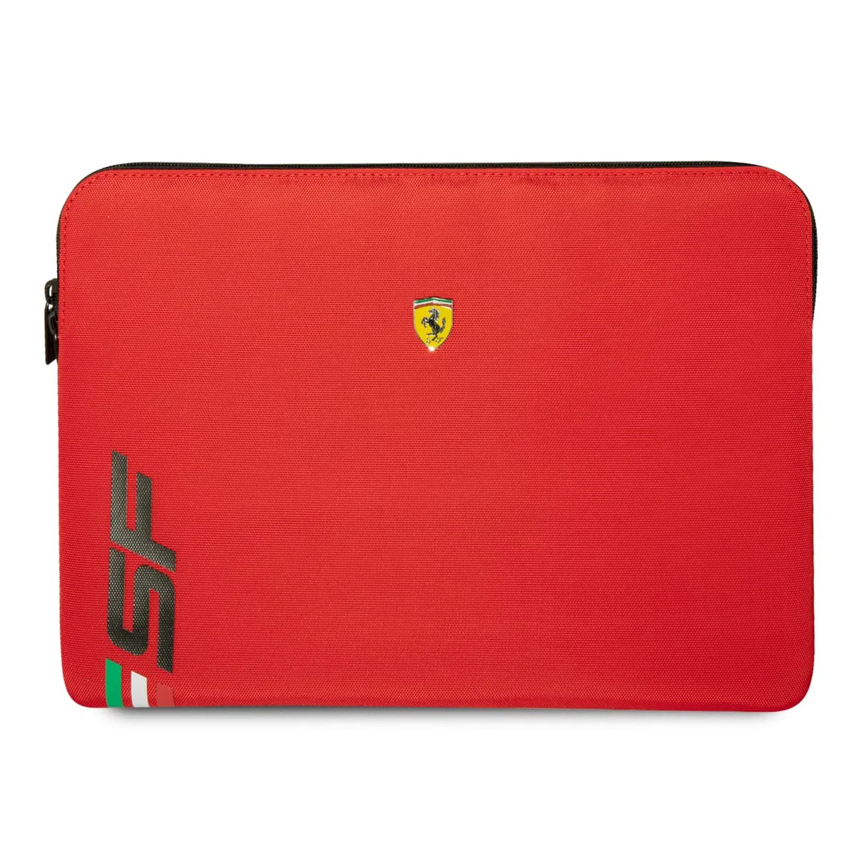 CG Housse de protection élégante en cuir PU avec logo SF pour ordinateur portable 14" Rouge
