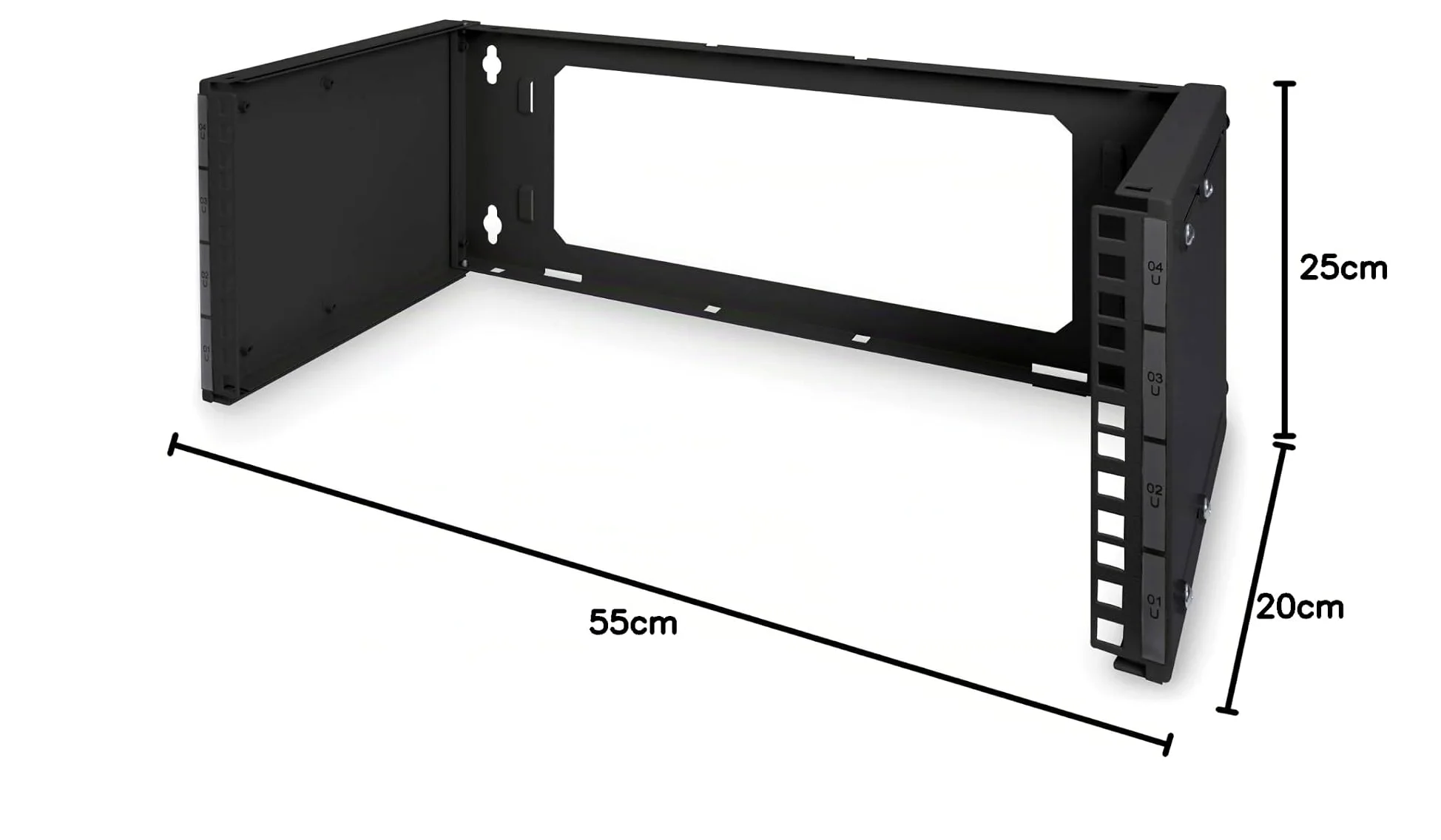 Digitus DN-19 PB-4U-SW étagère Noir