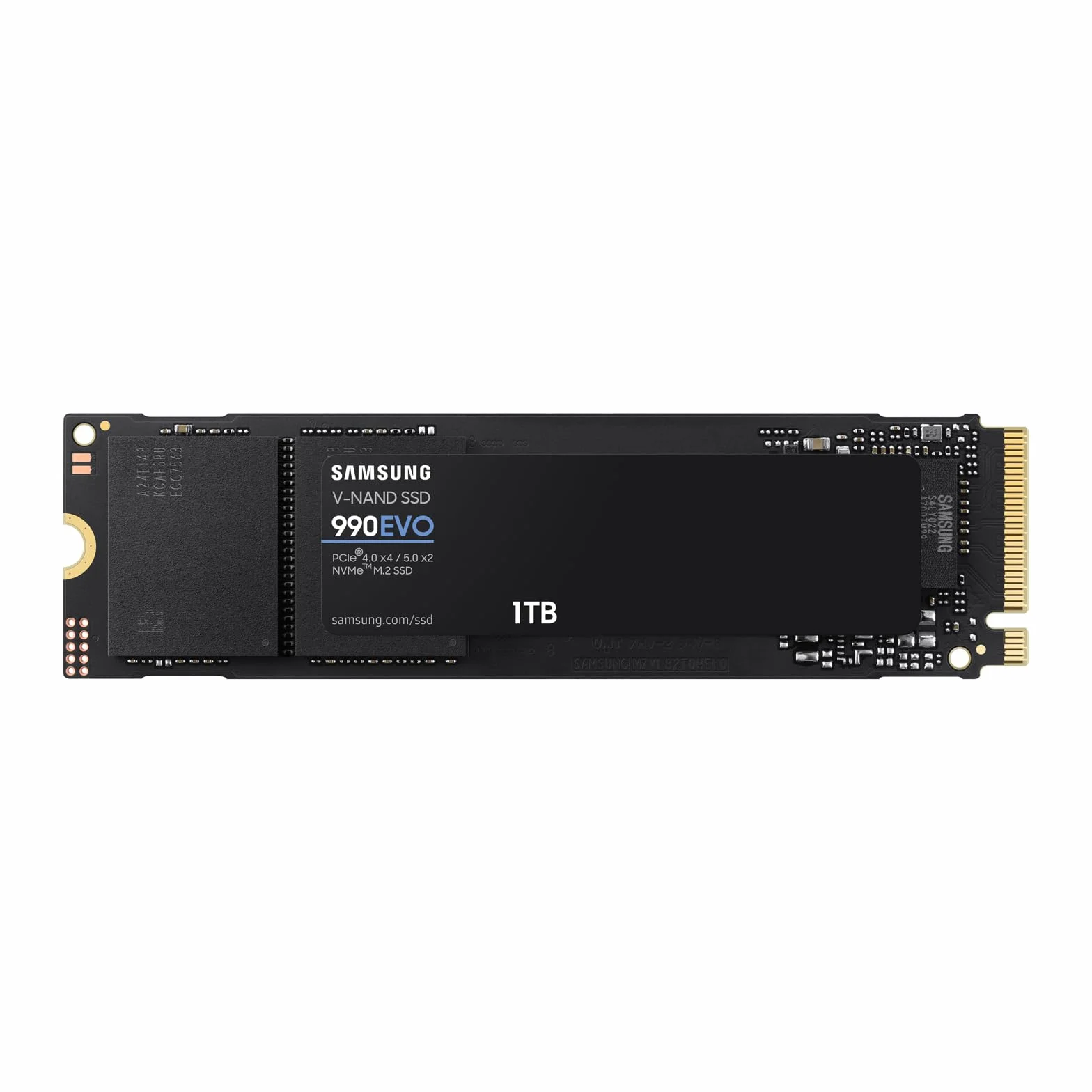Samsung 990 Evo 1TB PCIe Gen 4.0 x 4 NVMe M.2 (2280) Max 5000 Mo/s SSD Interne MZ-V9E1T0B-IT/EC