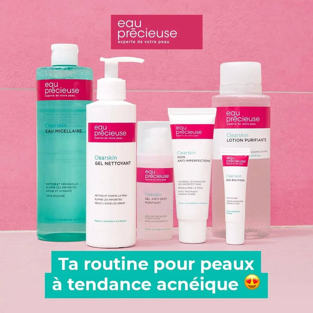 Eau Précieuse Gel Nettoyant Clearskin 200 ml pour peaux acnéiques