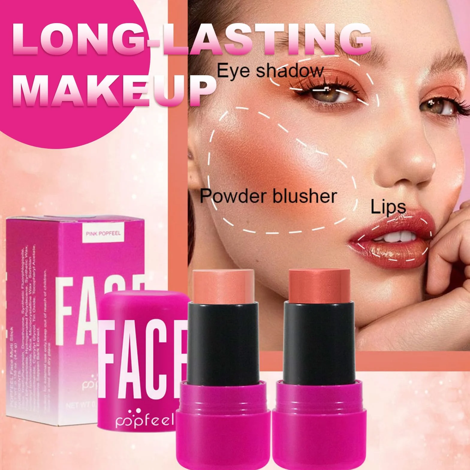FantasyDay Coffret Maquillage Femme Kit de Maquillage Complet Mallette Maquillage Adventskalender 2025 Makeup Set Ombres Paupière Rouge Lèvre Pinceaux Correcteur Mascara Fard à Joues