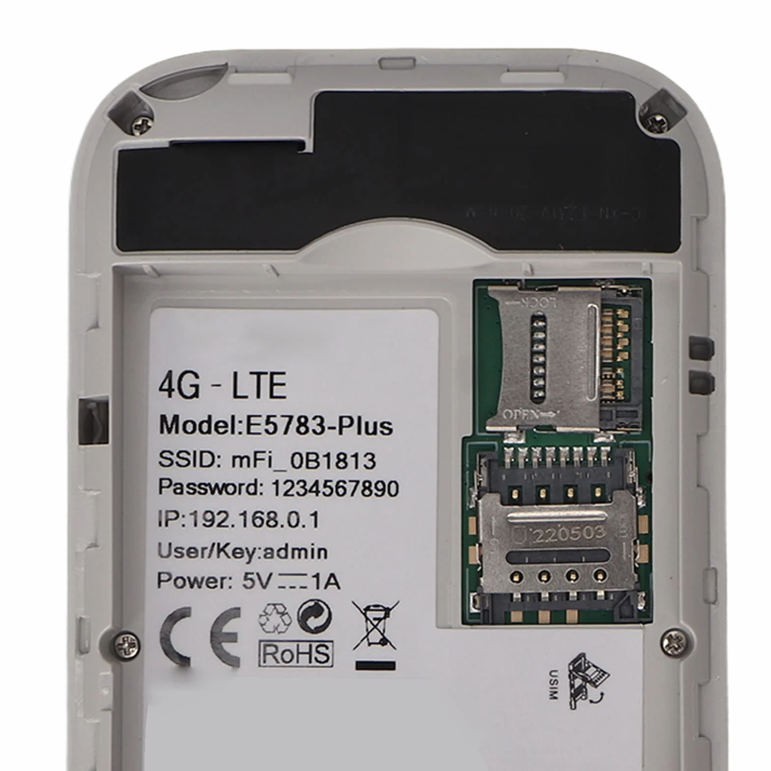 JTLB Routeurs WiFi de Poche 5G, Emplacement pour Carte SIM Plug and Play 300Mbps 5G USB WiFi Portable pour Les Entreprises à Domicile en Europe
