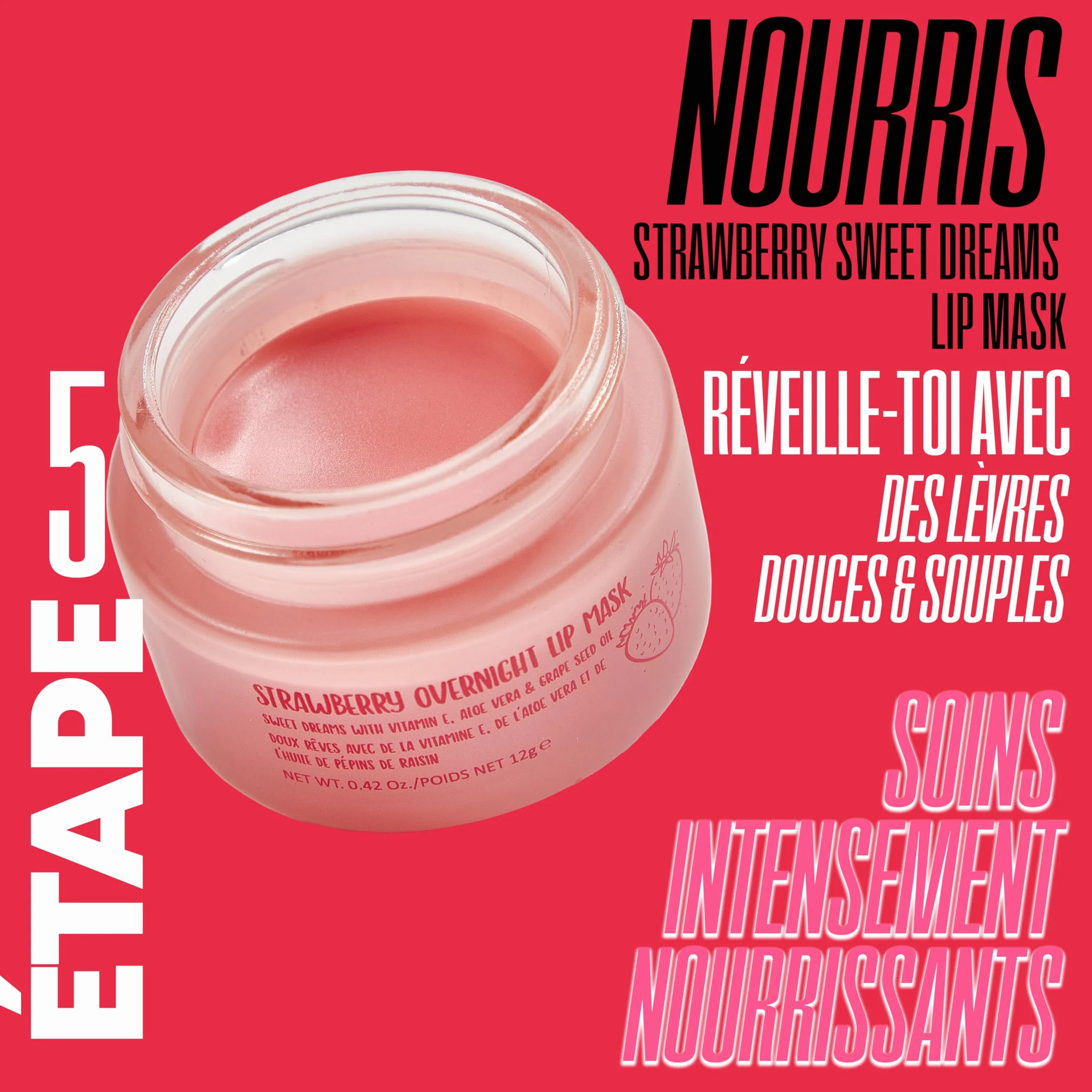 W7 Coffret de Soin de la Peau 5 Étapes Crème Hydratante Sérum Tonique Nettoyant Masque Lèvres