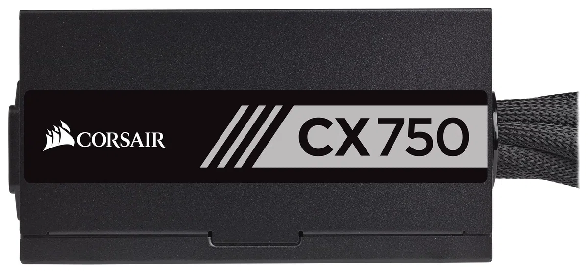 Corsair CX750 750W ATX Noir unité d'alimentation d'énergie - Unités d'alimentation d'énergie (750 W, 100 - 240, 47 - 63, Actif, 130 W, 750 W)