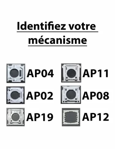 Kit de Touches AP08-DAN pour MacBook Air Pro 13 15 2012-2015 Compatible Apple