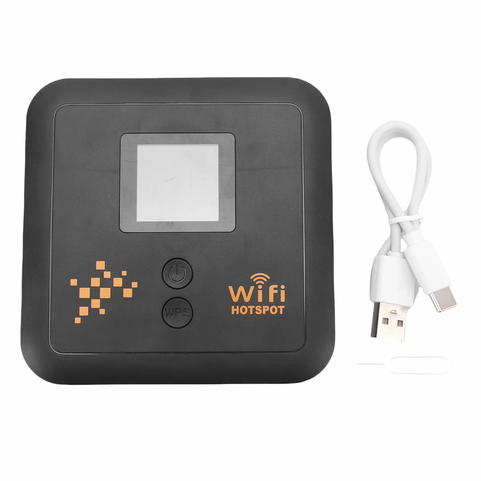 Brrnoo Routeur WiFi 4G LTE, Routeur sans Fil Double Bande Portable avec Emplacement pour Carte SIM et Ports Gigabit, pour Voyage Professionnel en Extérieur, Batterie 6000 MAh, Gestion à