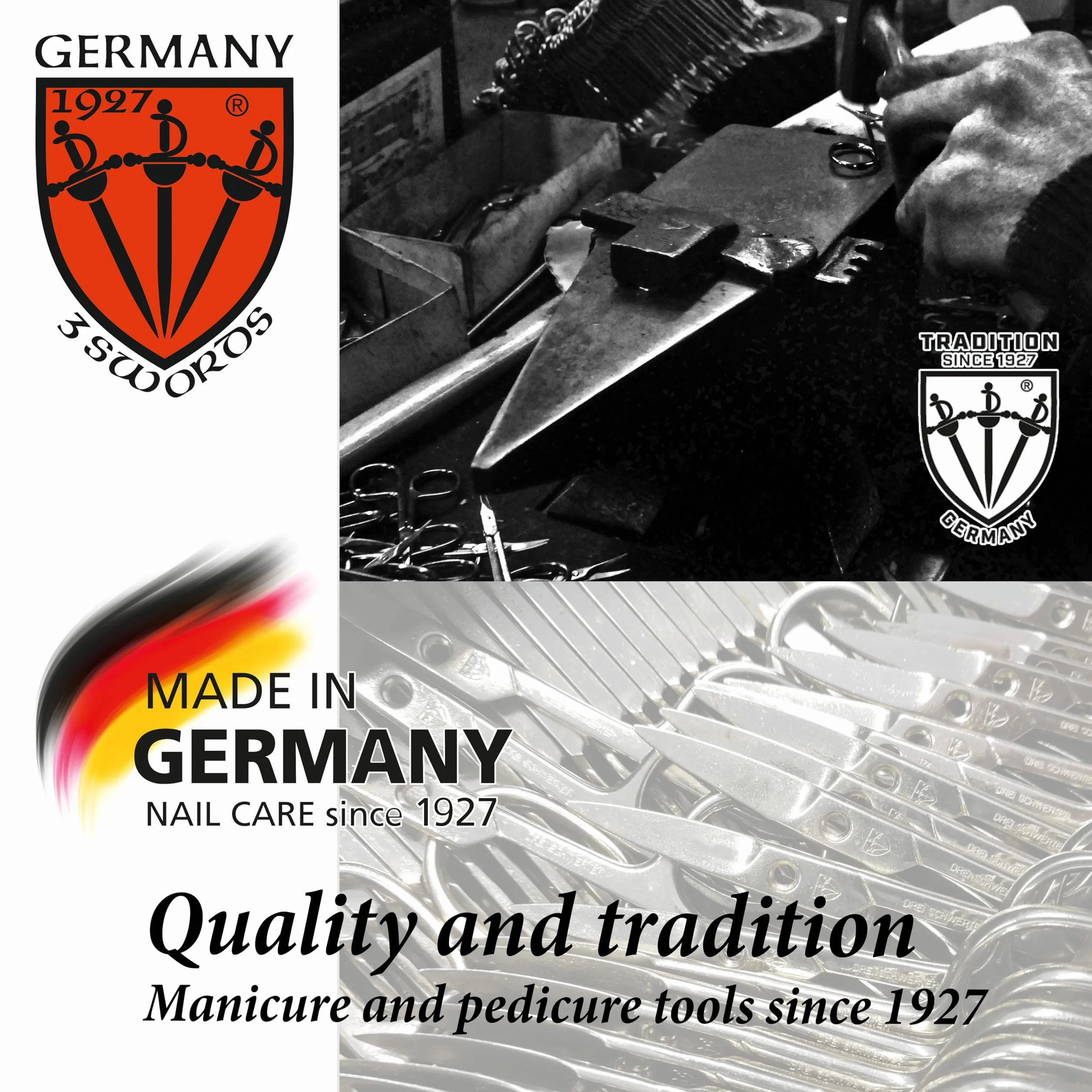 3 Swords Germany kit manucure pédicure soin des ongles qualité marque