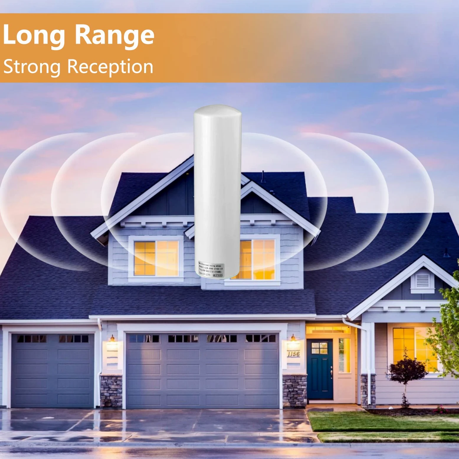 Antenne 4G LTE Exterieur Mimo Omnidirectionnel Étanche 698-2700 MHz 3G/4G LTE connecteur SMA CRC9 TS9 Compatible pour Routeur 4G Gagnez jusqu'à 12 dBi Réception jusqu'à 15 KM(câble 2 x 5 m)