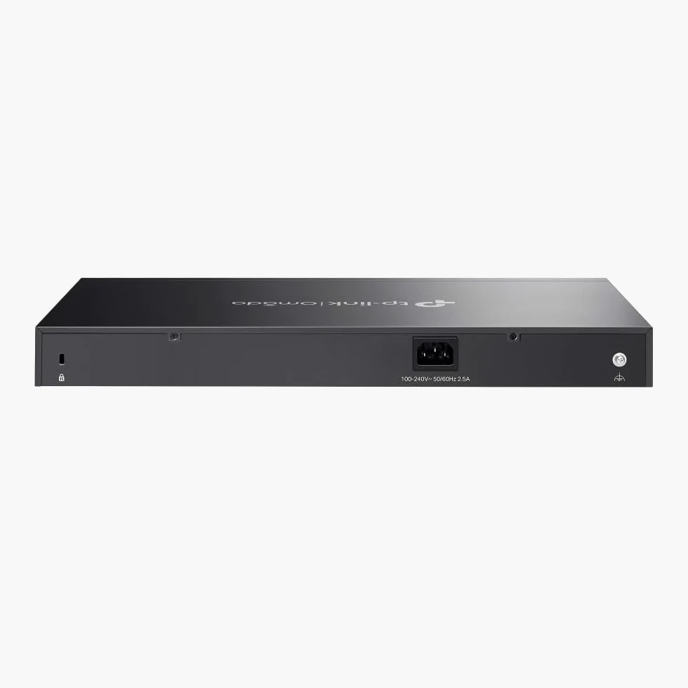 TP-Link Omada Switch PoE Gigabit 28 Ports RJ45, 24 Ports PoE+, SG2428LP | Puissance PoE 250 W, Gestion centralisée via l'application Omada, Compatible Caméra IP/Point d'Accès/WiFi/Routeur, Idéal PME