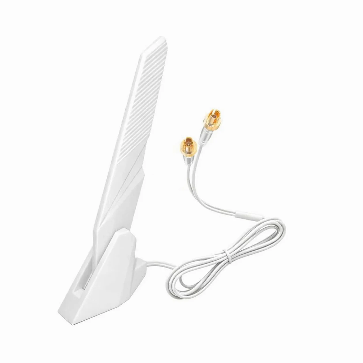 Antenne de remplacement pour carte mère WiFi 7 EZ-Plug (Blanc) | Support magnétique, connecteur EZ-Plug compatible WiFi 7, antenne de rechange, pour carte mère de jeu