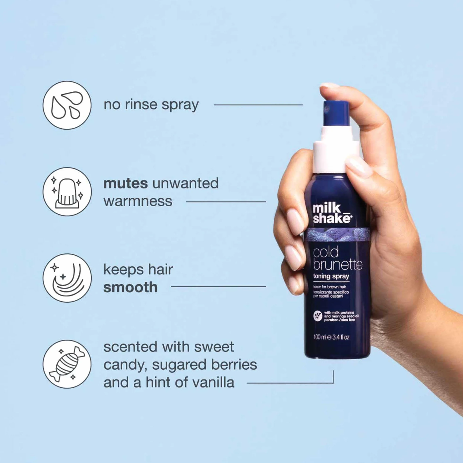 MILK SHAKE Cold Brunette Toning Spray 100 ml