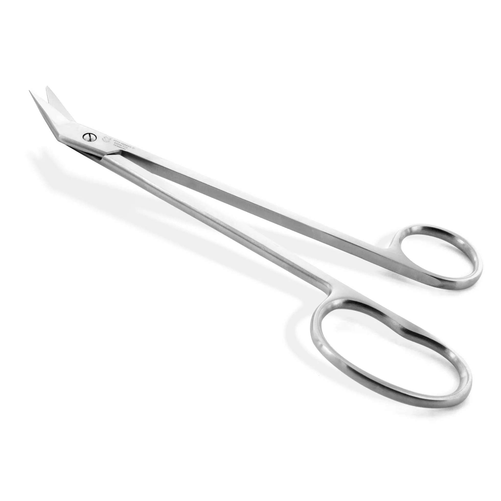 OTTO HERDER Ciseaux à ongles extra longs 19 cm acier inoxydable micro-dents unilatérales