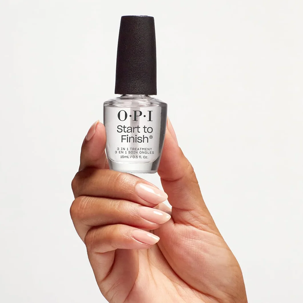OPI Start to Finish 3-en-1 Vernis à ongles Base Coat Top Coat Durcisseur 15ml