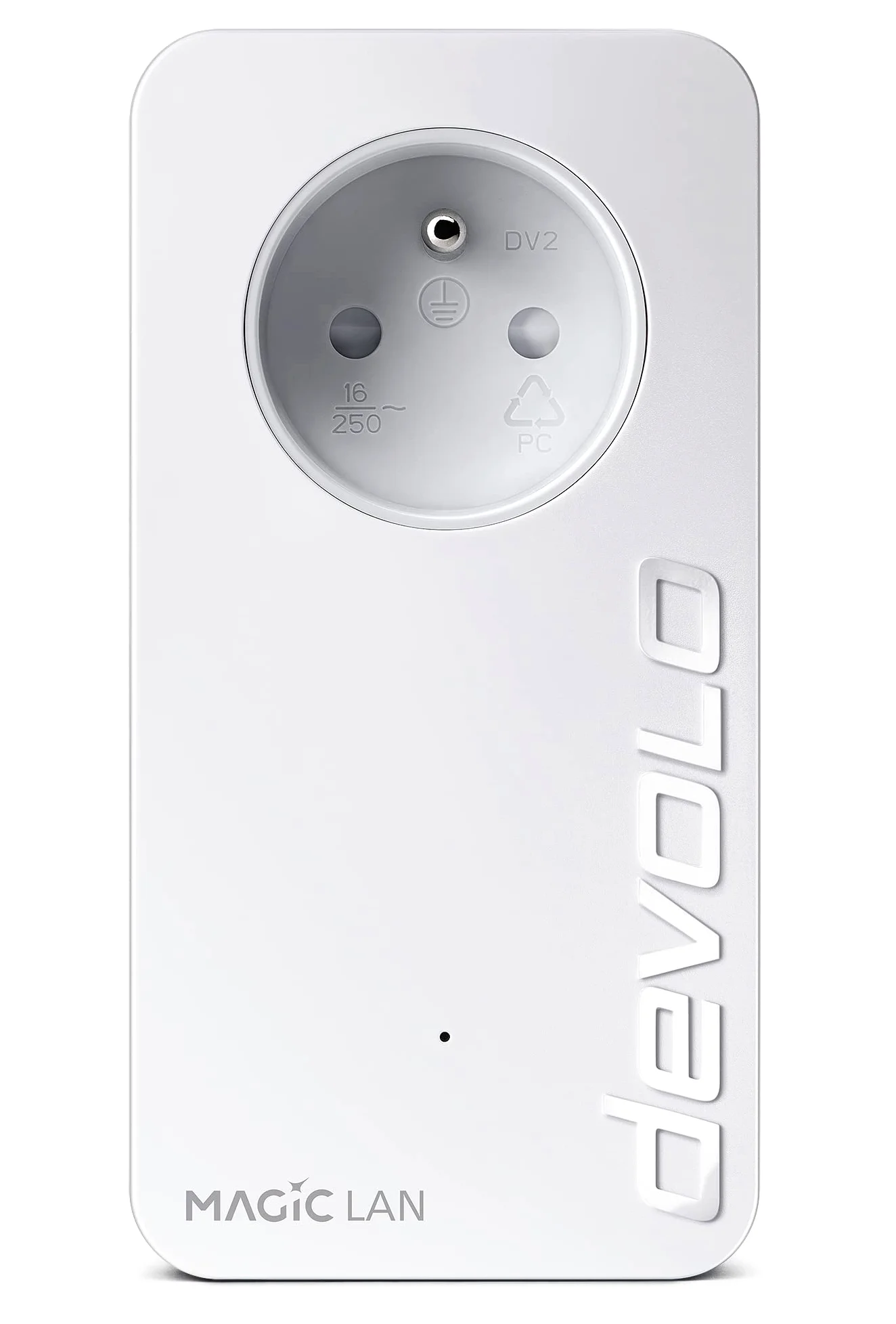 Devolo Magic 2 LAN 2400 Mbit/s Ethernet/LAN Blanc 1 pièce(s) - Adaptateurs réseau CPL (2400 Mbit/s, IEEE 802.1p,IEEE 802.3,IEEE 802.3ab,IEEE 802.3u,IEEE 802.3x, Gigabit Ethernet