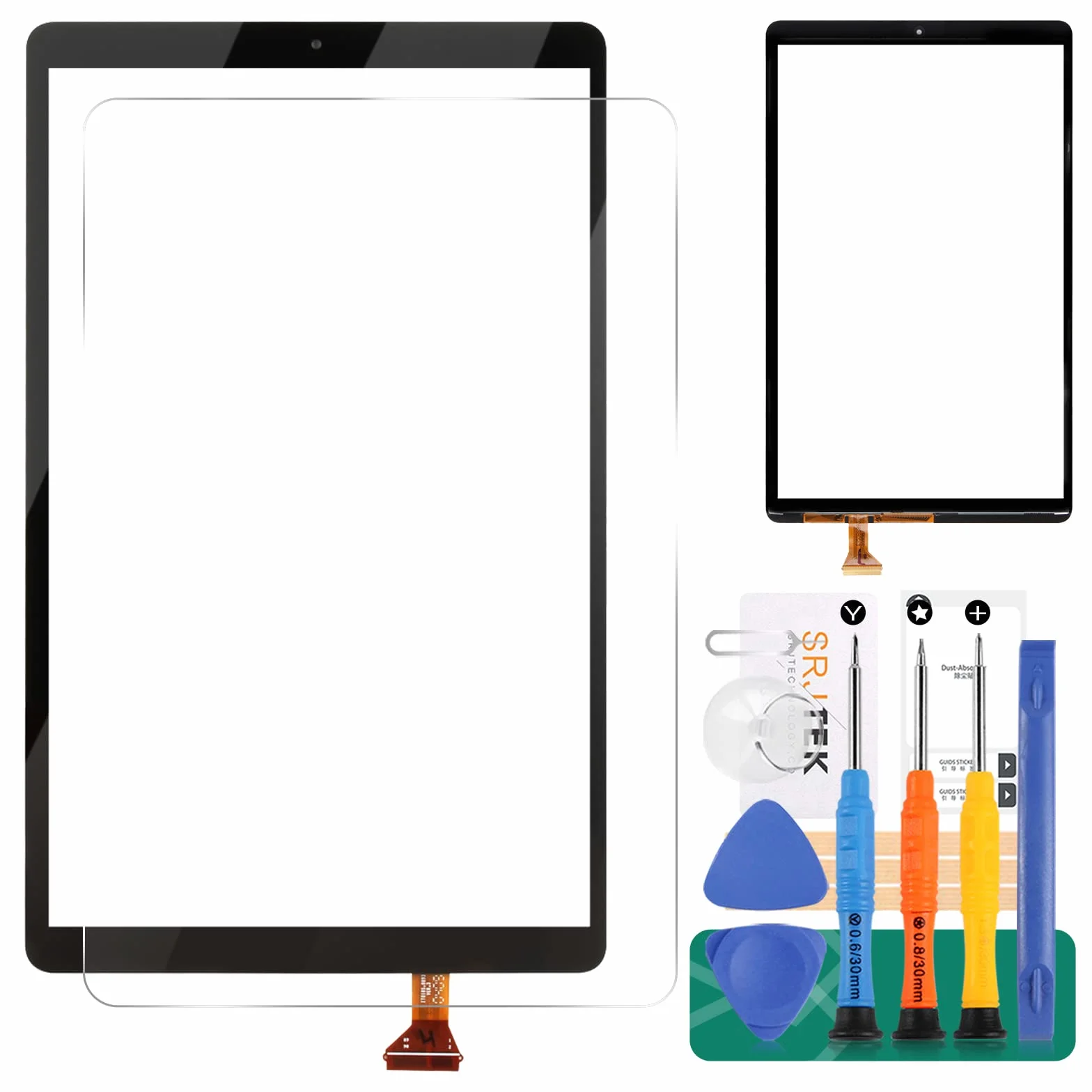 Écran de Remplacement Samsung Galaxy Tab A 10.1 2019 SM-T515 SM-T510 Tactile Numériseur Réparation Noir
