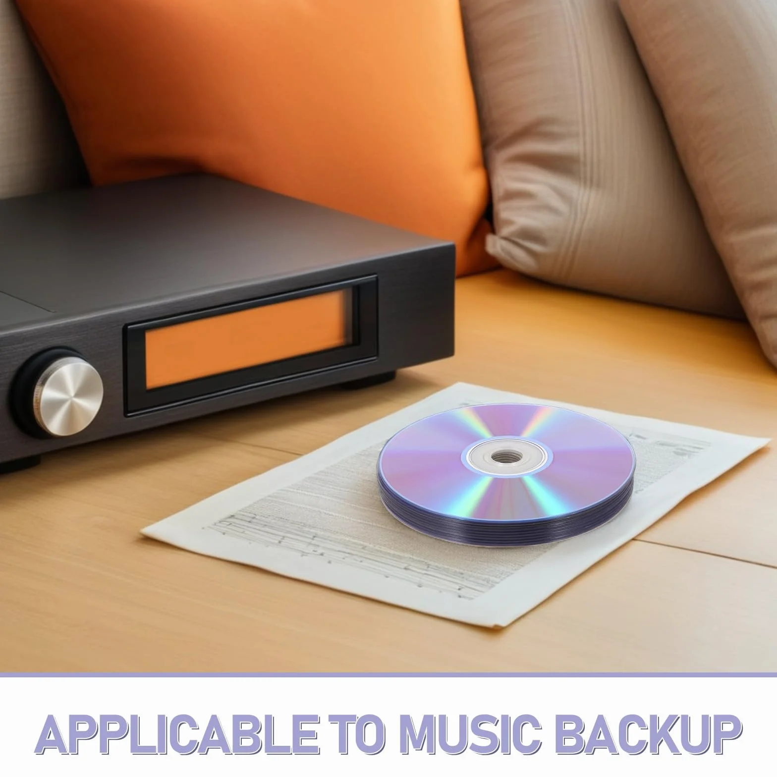 UKCOCO 10 Disques DVD-R Vierges Haute Capacité pour Stockage Vidéo