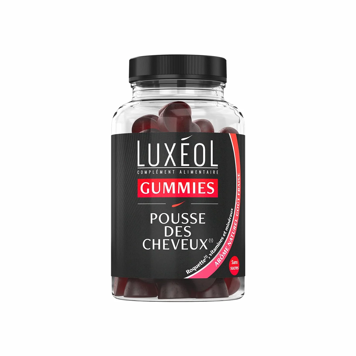 Luxéol Gummies Pousse Cheveux Complément Alimentaire 60 Gummies 1 Mois Fabriqué En France