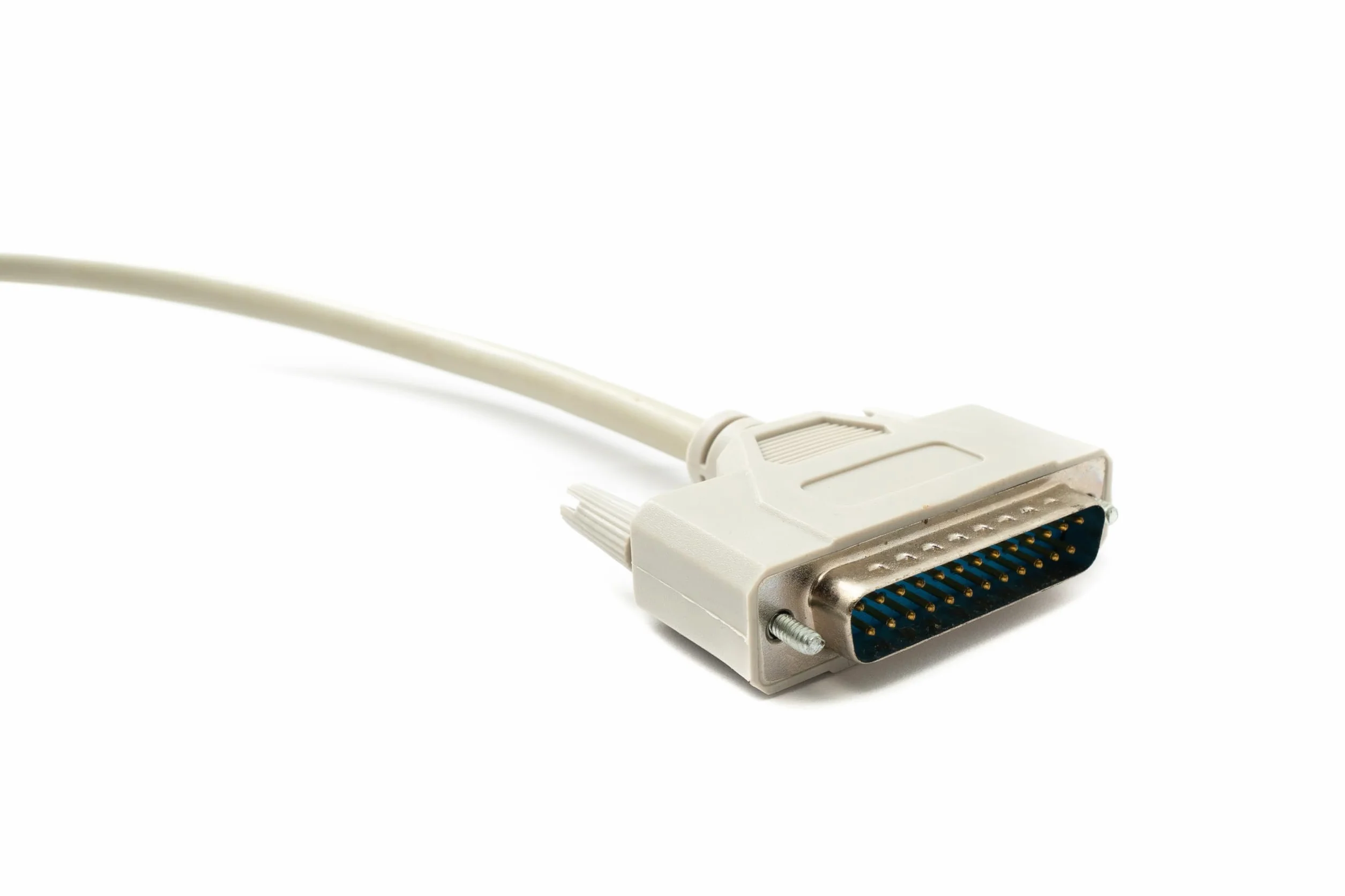 Kabel D-Sub 150 cm 25 pin męski-żeński DB25 RS530 Adaptator Szary