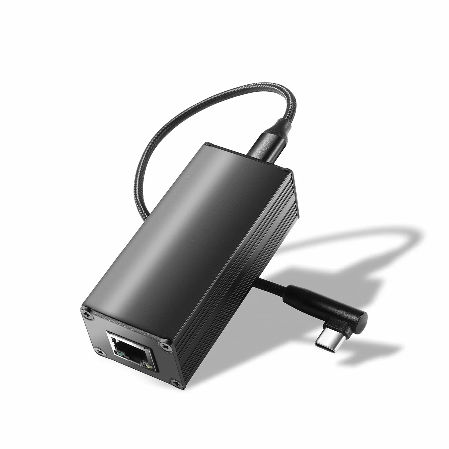 Revotech PoE to Typec Adapter Converter, USB C Power with Ethernet, 5V/3A et 9V/2.5A Sortie Adaptative, IEEE802.3af/at, Broadband Filaire et Charge PD pour Téléphone/Tablette/Laptop (PD2CAT)