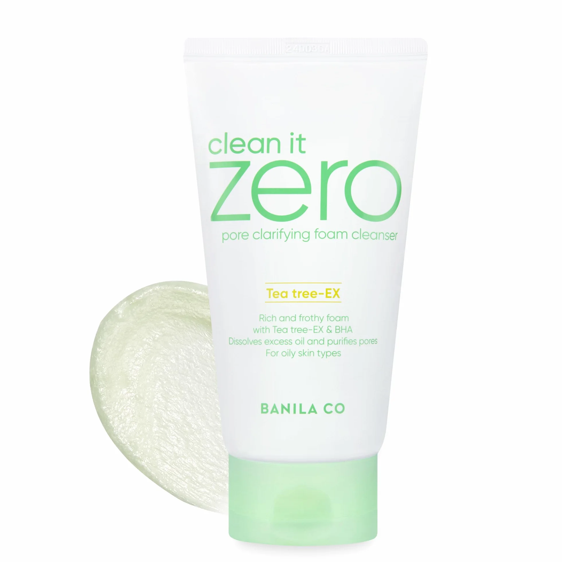 BANILA CO Clean it Zero Pore Clarifying Mousse nettoyante 150 ml acide Tri-Peel argile naturelle