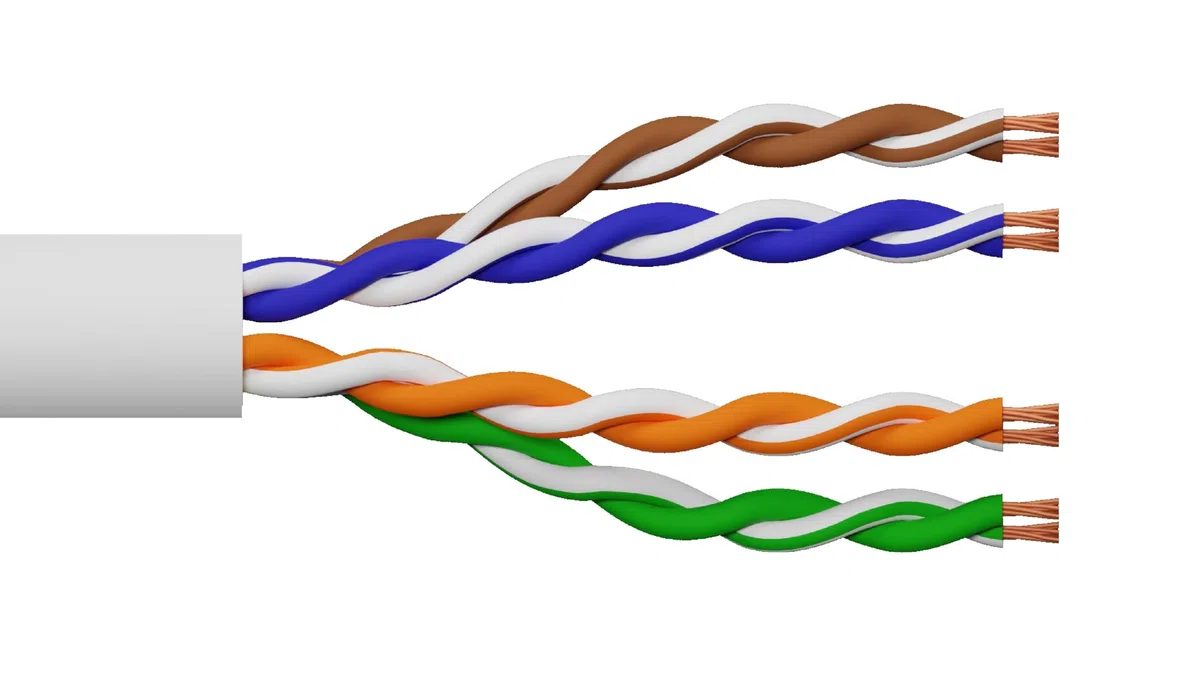 LINK LK6A100W Bobine de câble réseau Catégorie, 6 A non blindé UTP AWG24 Halogène flexible couleur blanc 100 m