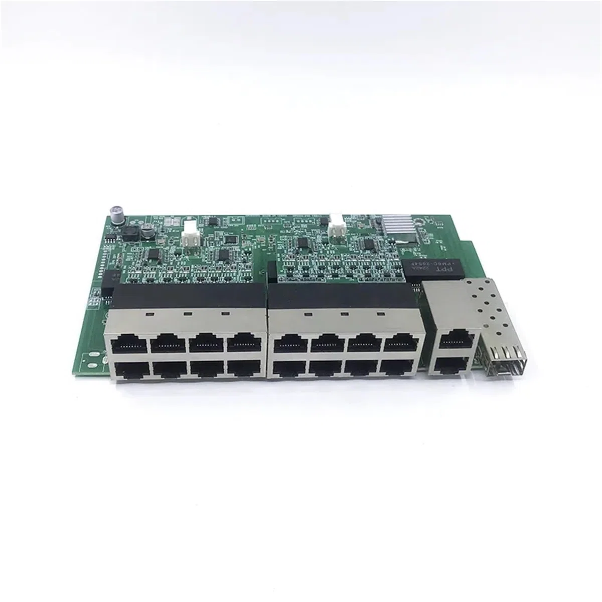 Commutateur 16 ports 10/100/1000 M PoE 48 V (250 W-300 W) 802.3AT/AF avec 2 ports NVR UPLINK de 1000 m avec 1 SFP 1000 M