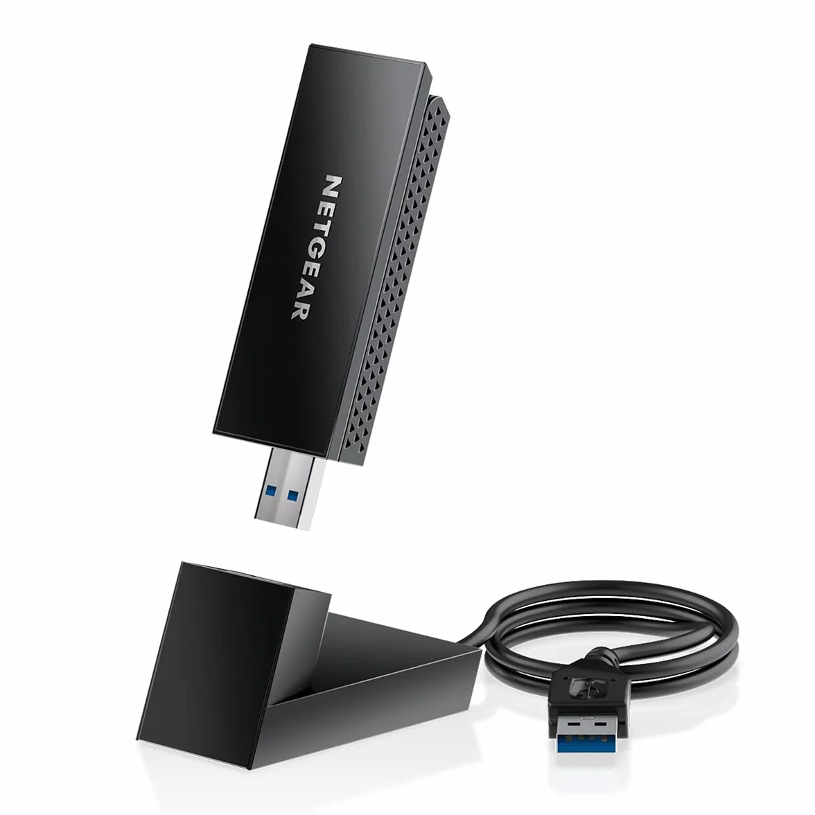 NETGEAR Nighthawk Clé WiFi USB A8000 Adaptateur USB Ethernet WiFi 6E AXE3000 Dongle WiFi sans Fil pour PC