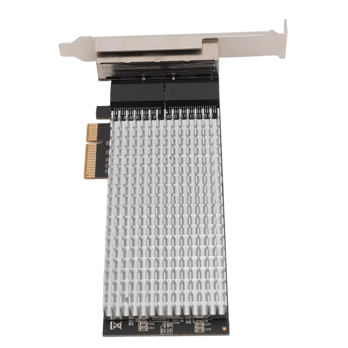 Carte Réseau PCIe X4, Points de Contact Plaqués Or Durables pour Un
